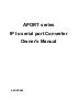 IPort134-I-/media/manual/manuals/aport_manual.pdf