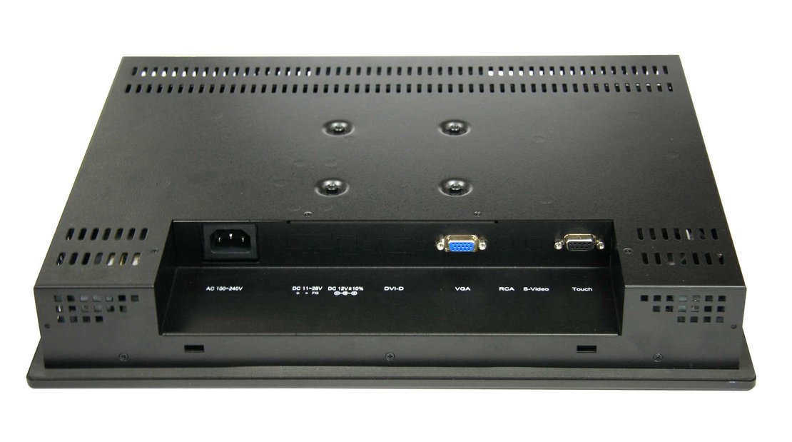 ADP1154TPlastic 15" Color TFT Industrial Display Monitor touch, Front OSD