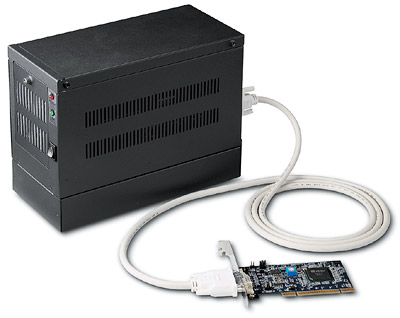 PCI Extension Box 4 Free Slots Complete Set