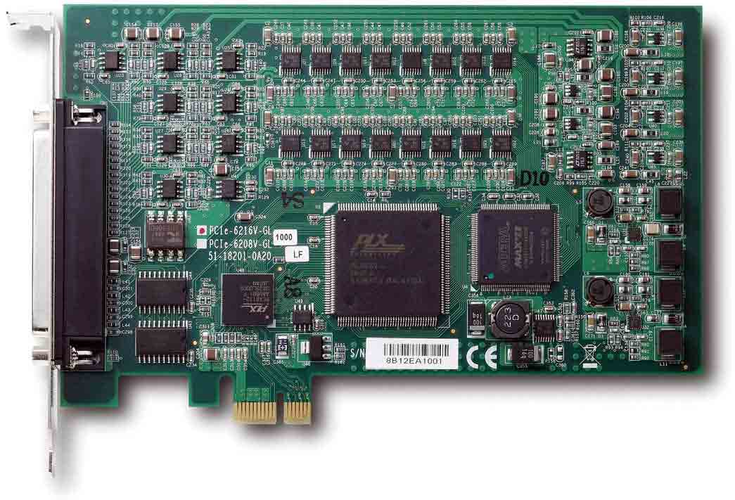 PCIe 8 DA Card 16bit ±10V