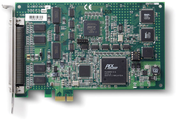 PCIe DIO Card 16 In/16Out TTL max 80MBytes/s