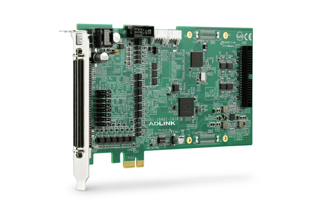 PCIe 4-axis servo and stepper motion controller