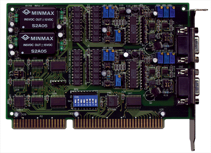 Isolated 2 DA ISA AT Card 12bit 15kS/s