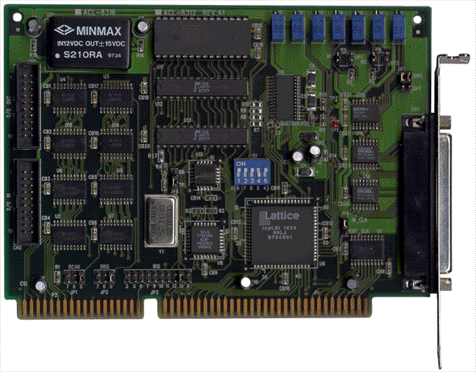 AT AD Card 100kS/s 16 bit 16SE/8DI 1kFIFO 2 DA 16/16 TTL DIO