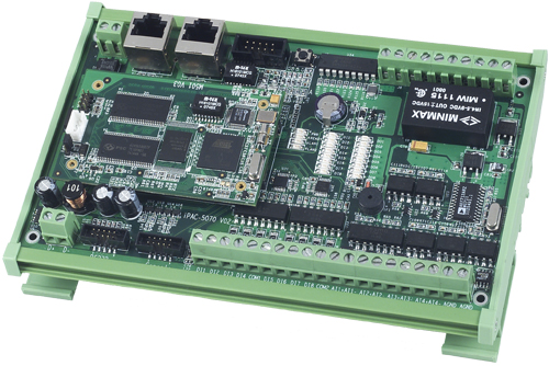 ARM-9 DIN-Rail Linux Autom. Control. isol. 4*AD 8/8DIO 2*LAN