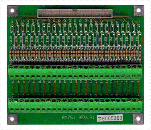 Universal screw terminal panel with 1m cable