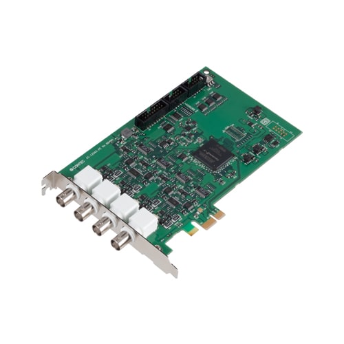 PCIe AD card 10MS/s 12 Bit 4 simult.chan, 4*DI, 4*DO