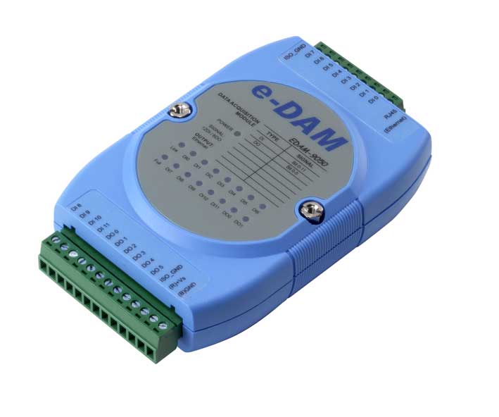Ethernet isolated 12*DI 6*DO, 12*counter module