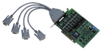 4-port isolated independent RS232, RS422 or RS485 PCI Board