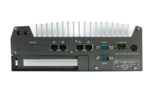 Celeron 1020E Fanless System HM76 3*GbE 1*PCI