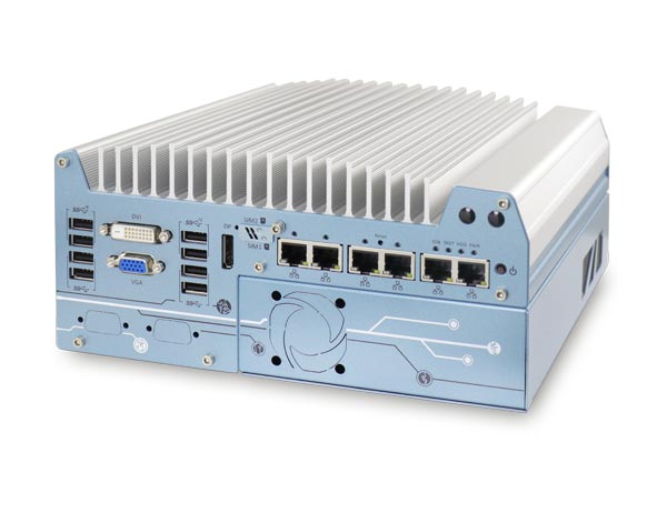 8th-Gen Q370 Fanless System 2*PCIe*8 2*GbE