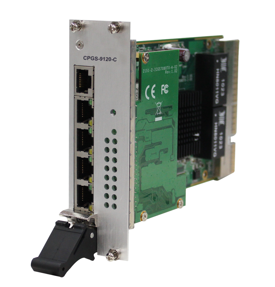 cPCI 3U Industrial Managed 12*1000TX Switch Card EN50155