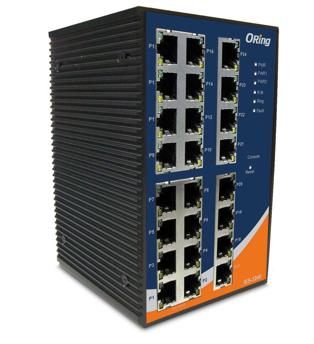 Industrial Managed 24*100TX Switch