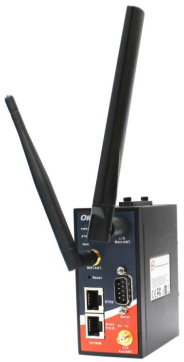IoT LTE LPWAN Gateway 2*10/100BaseT 1*RS232/422/485 Modbus