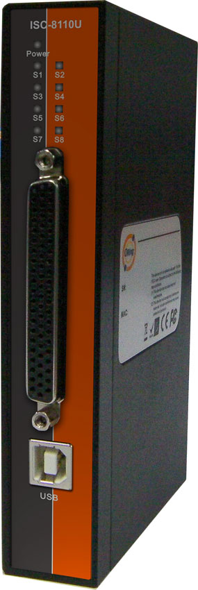 Industrial Converter 8*RS232 to 1*USB 2.0 Slim