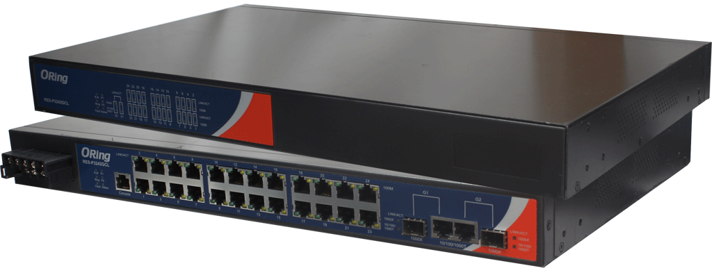 Managed 24*100TX+2*100FX MM SC 230VAC EN50155 IEC-61850