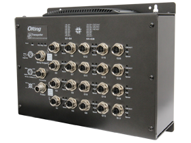 EN50155 20-port managed Gigabit PoE Ethernet switch