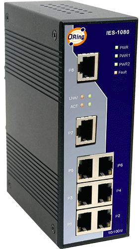 Industrial Unmanaged 8*100TX Switch