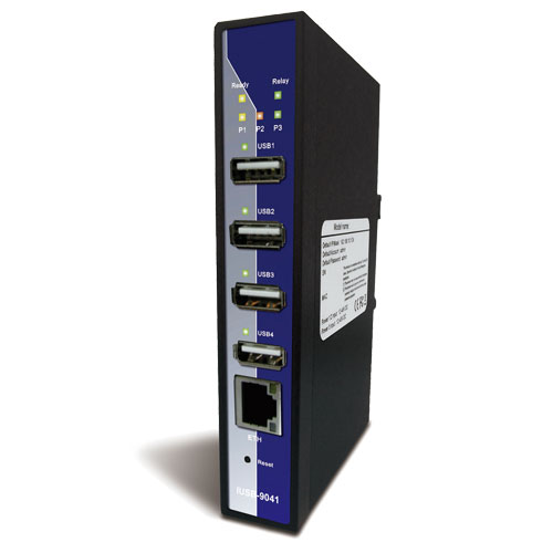 4*USB 2.0A 1*10/100TX Ethernet Device Server Slim