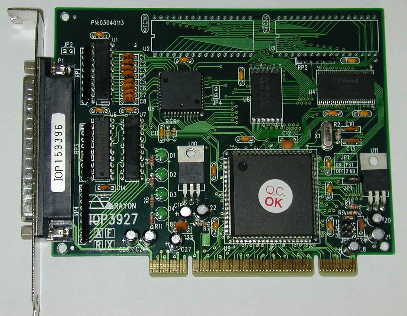 UPCI 8..64-port 3,3/5V 16MB 133MHz RISC max 230kBd CPU Card