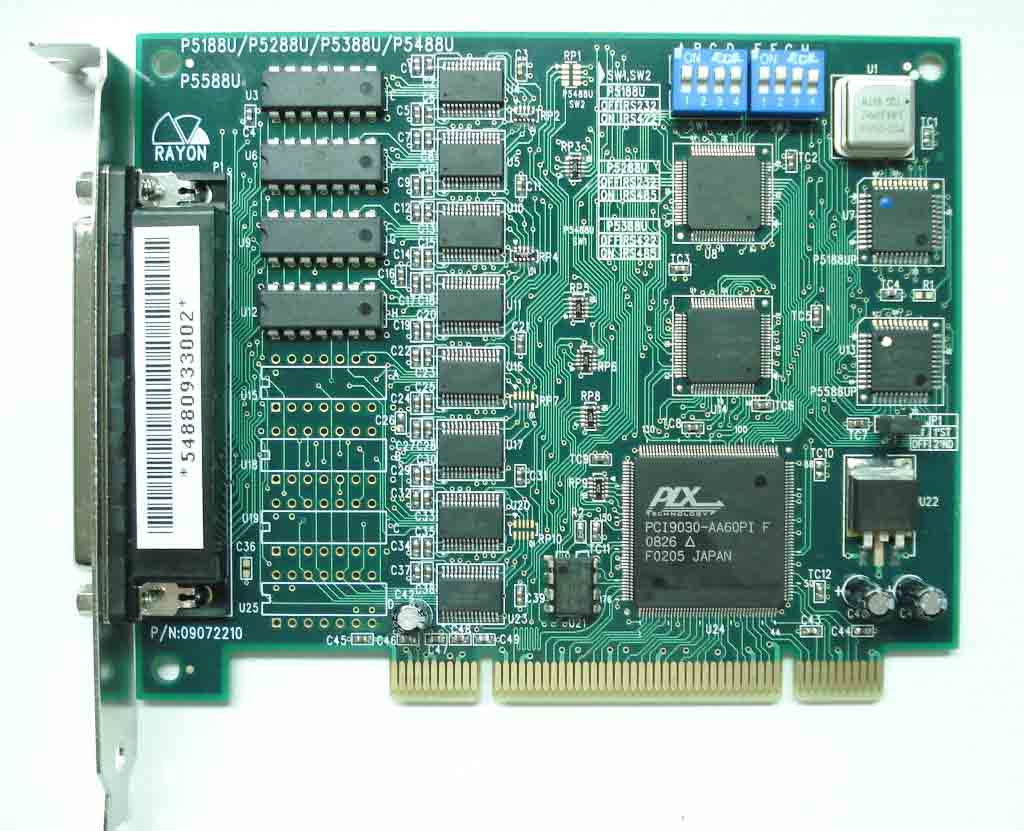 UPCI 8-port 4*RS232/422/485 4*RS232 5V only Card