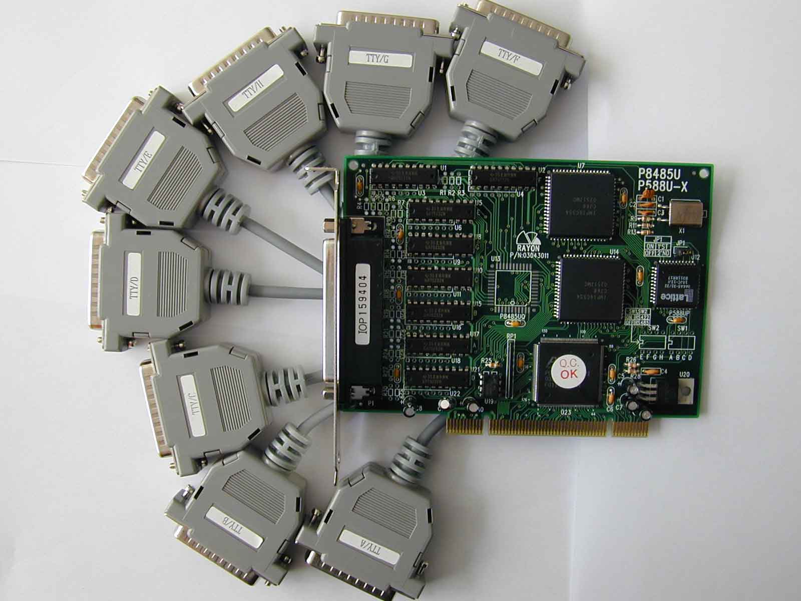 PCI 8-port RS232 Card (incl. conn. Cable R804)