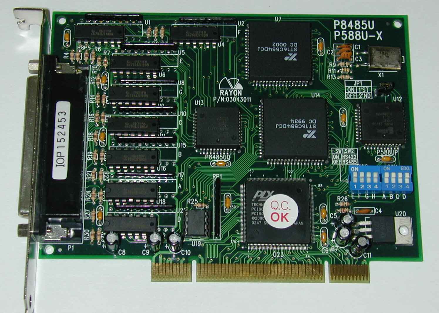UPCI 8-port RS422/RS485 Card
