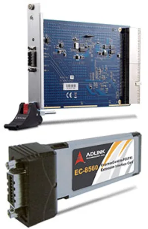 ExpressCard to PCI/PXI extension host Card