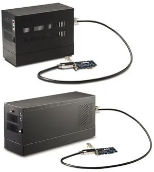 PCIe Extension Box 4 Free Slots Complete Set