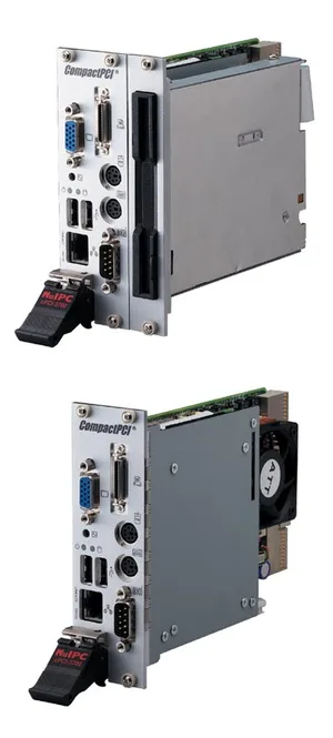 cPCI CPU Card 3U with Intel CPU 400MHz, 64MB, VGA, HDD, FDD