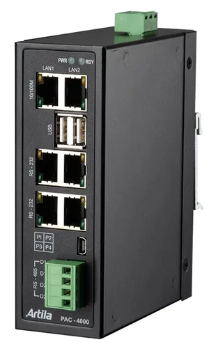 ARM-9 Automation Controller 2*LAN 2*USB 4*RS232/485 Isol.