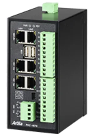 ARM-9 Autom. Controller 4*AD 16bit 2*LAN 2*USB Isol. 4/4*DIO