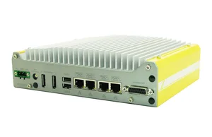 Core i3/i5/i7 Fanless In-Vehicle System QM77 4*PoE HDD-Tray