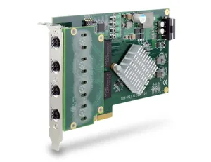 4-Port Server-Grade Gigabit 802.3at PoE+ Card M12 Connectors