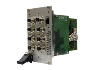 cPCI 3U Managed Switch 16-Port 8x M12 8x CompactPCI EN50155