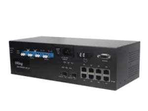 Managed Desktop Switch 2*SFP1000 8*100TX 2*LC MM Bypass