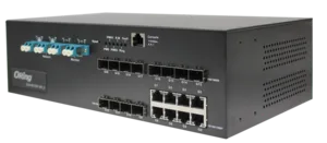 Managed Desktop Switch 12*SFP1000 8*1000TX 2* LC MM Bypass