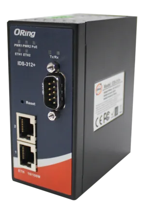 Redundant Device Server 1*RS232/422/485 to 2*100TX Slim