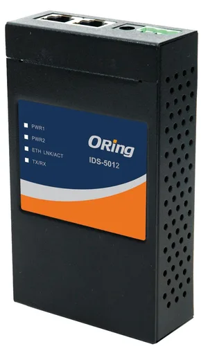 Industrial Device Server 1*RS232/422/485 to 2*100TX Slim
