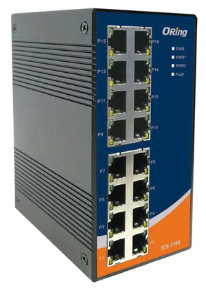 Industrial Unmanaged 16*100TX Switch