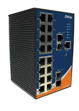 Industrial Managed 2*SFP1000 16*100TX Enhanced Switch