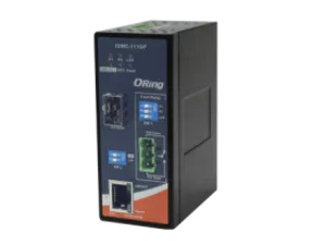 Media Converter 1*10/100/1000TX to 1*100/1000SFP Slim Type