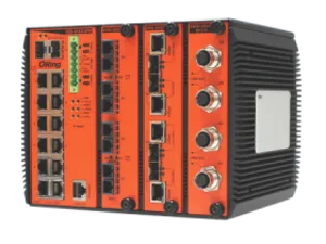 Managed 12*1000T(X) and 2*1000SFP switch + extender slots