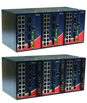 Managed 16*1000TX+4*100FX SS Switch 230V EN50155 IEC-61850