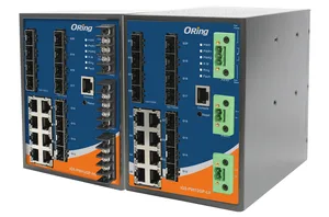 Managed 8*1000TX+12*SFP Switch 230V EN50155 IEC-61850