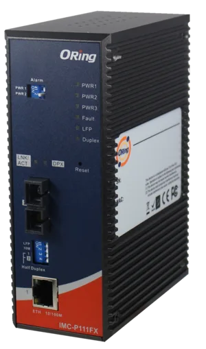 Industrial Media Converter IEC-61850 1*100TX / 100FX MM 230V