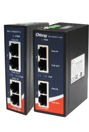 PoE Power Injector 1*1000TX @60W IP30