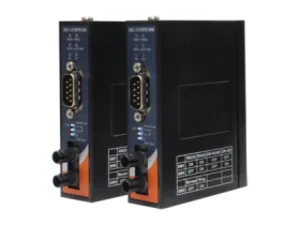Serial 1*RS232/485 to 1*fiber 850nm ST multi ring converter