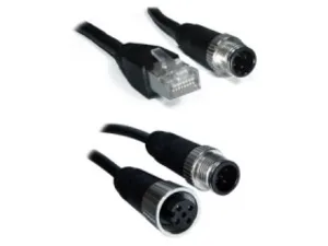 5-pin M12 Male to DB9 console Cable, 3m, A-coding