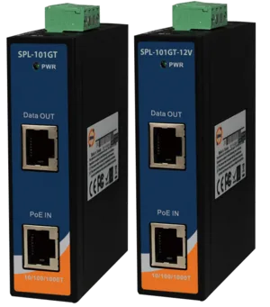 PoE Splitter 1-Port 15,4W IP30 Slim Case